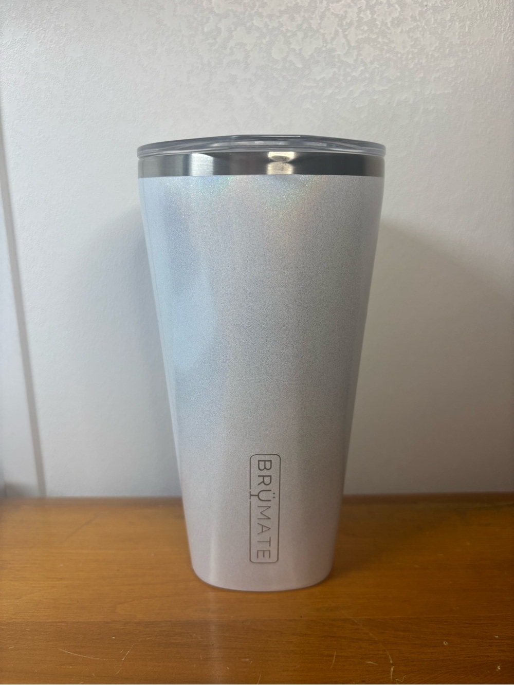 Brumate Imperial Pint Glitter White 20oz